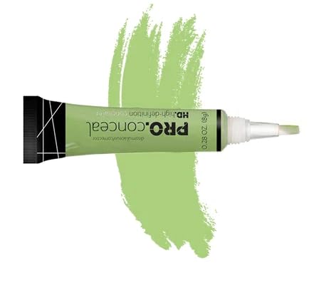 Best Green Color Corrector Concealer for Fine Lines & Wrinkles - Full Coverage Makeup for Dark Circles & Blemishes - Perfect for Everyday Use & Professional Makeup Looks