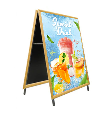 36x60 A-Frame Wooden Snap Sign Holder with 1 1/4