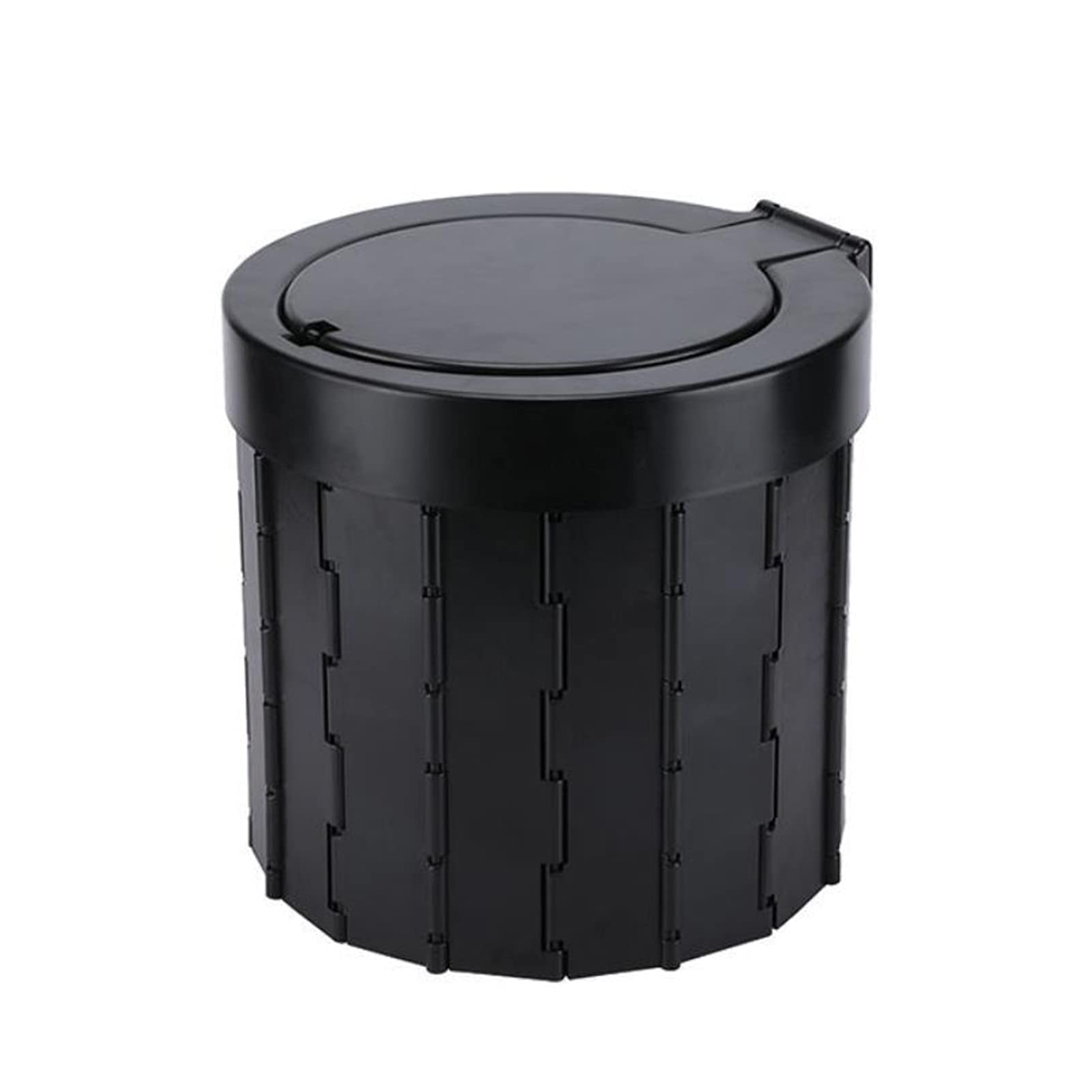 Portable Toilet with Lid - Foldable Travel Commode for Adults & Kids - Camping, Hiking, Road Trips, Traffic Jams & Elderly Care - Compact Outdoor Toilet for Emergency & Home Use