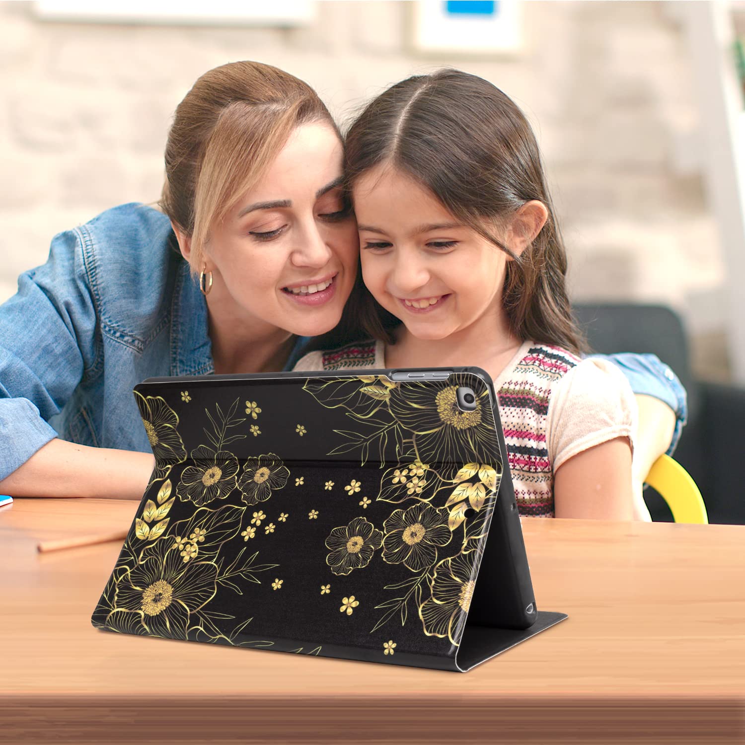 Premium Leather Folio Case for iPad Air 2/1 & iPad 6th/5th Gen 9.7