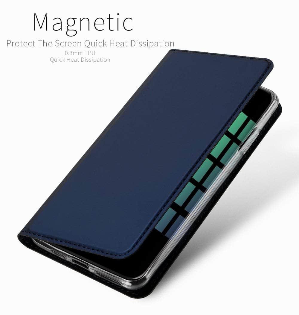 Premium iPhone Leather Stand Case with Flip Card Slot - Perfect for Travel, Business & Everyday Use