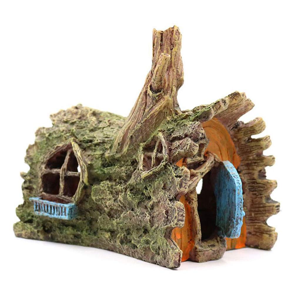 Classic Resin Aquarium Castle Decor - Fish Tank Ornament for Aquascaping & Pet Supplies | Perfect for Home, Office & Aquatic Pet Habitats