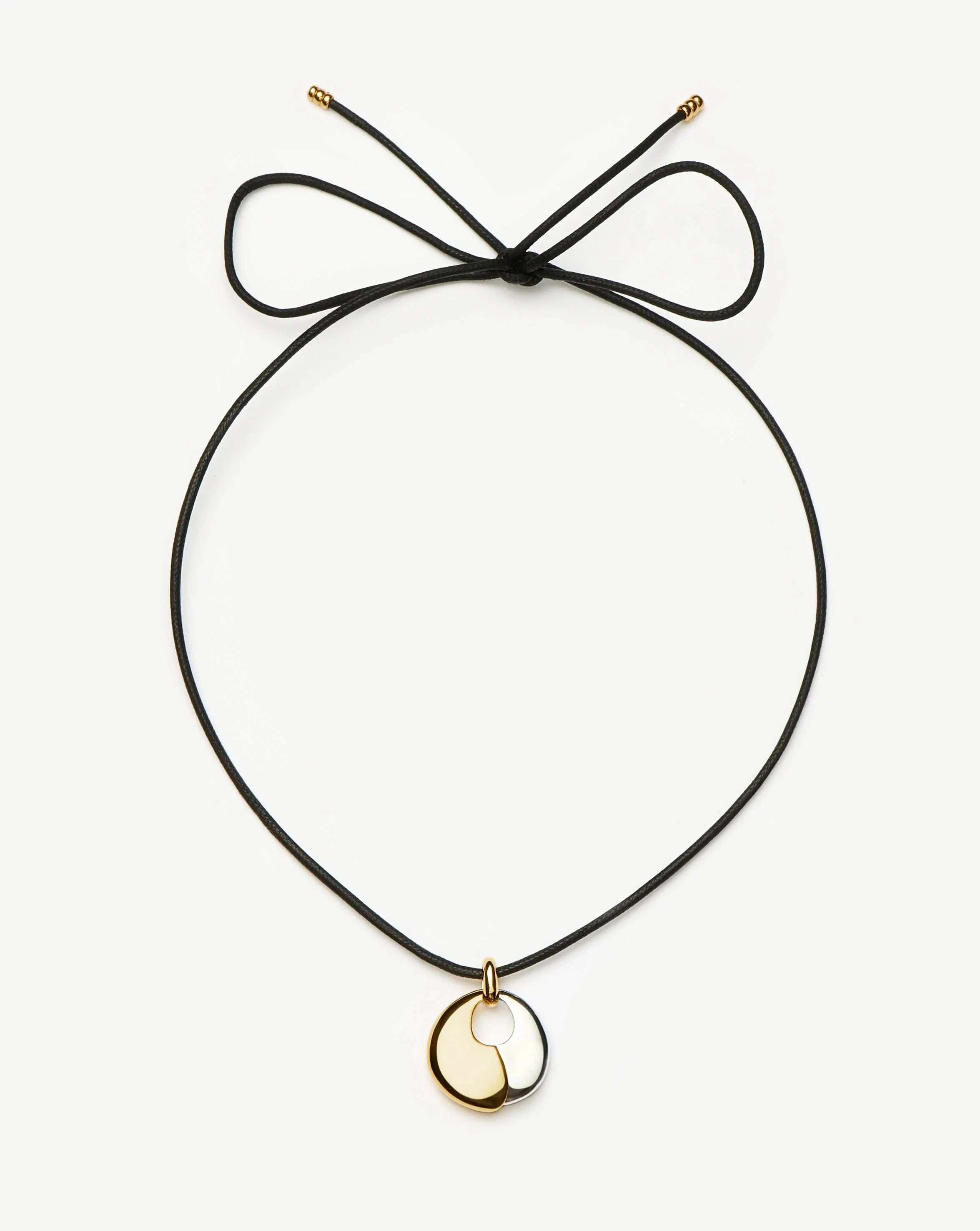 Sculptural Pebble Pendant Necklace Set in Mixed Metals - Elegant Layered Jewelry for Women, Perfect for Everyday Wear, Date Nights & Special Occasions