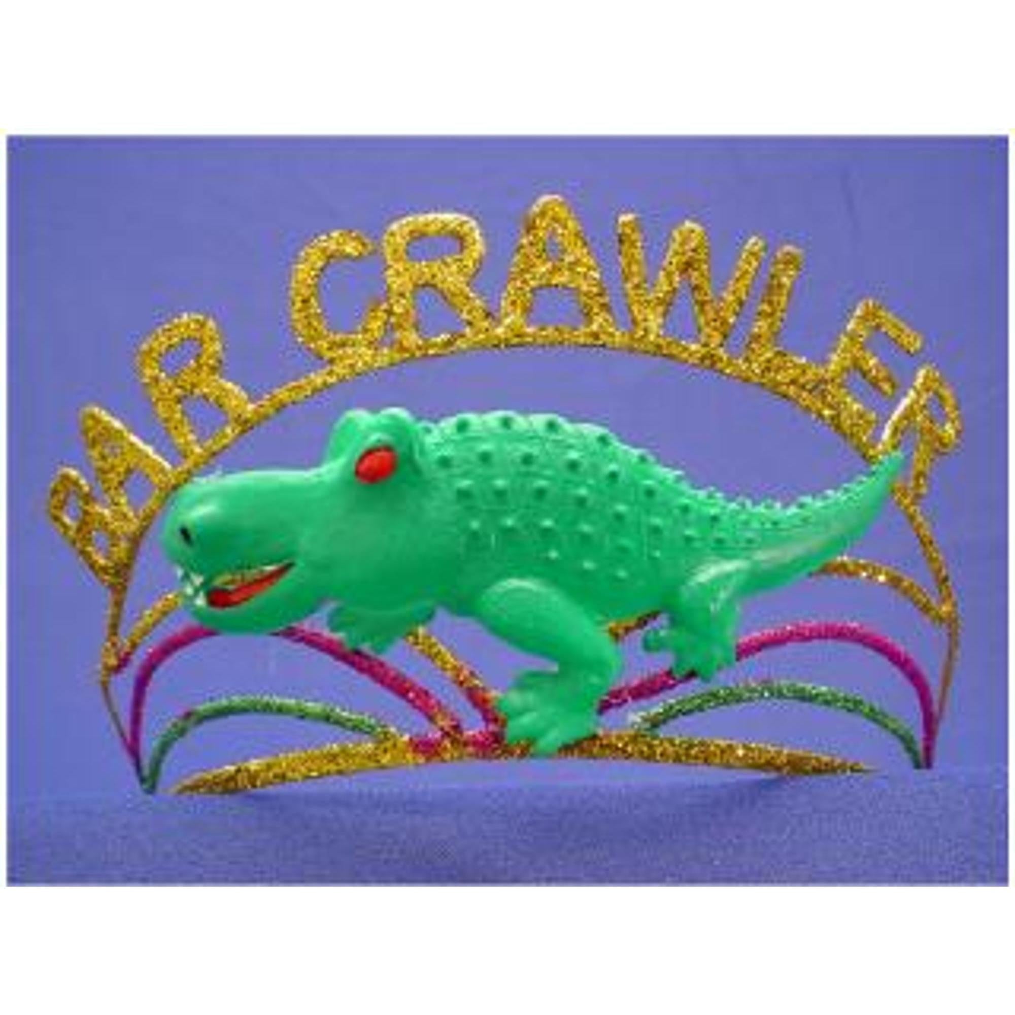 Sparkling Mardi Gras Glitter Tiara for Women - Festive Headpiece for Bar Crawls, Parties, and Carnival Celebrations - Perfect for Costume Accessories and Themed Events