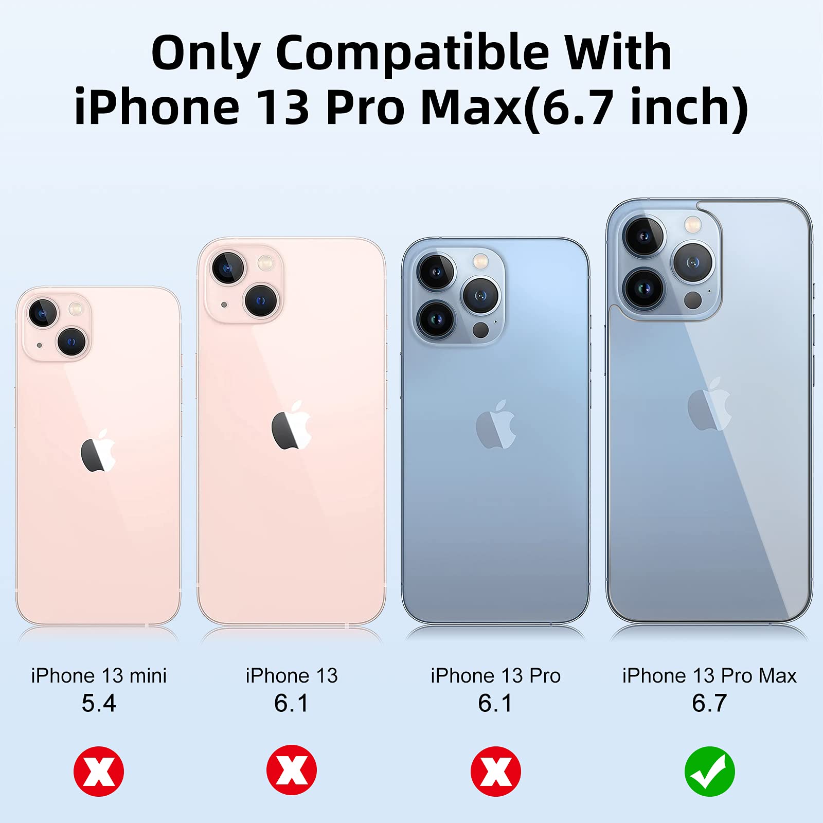 3 Pack iPhone 13 Pro Max Screen Protector (6.7