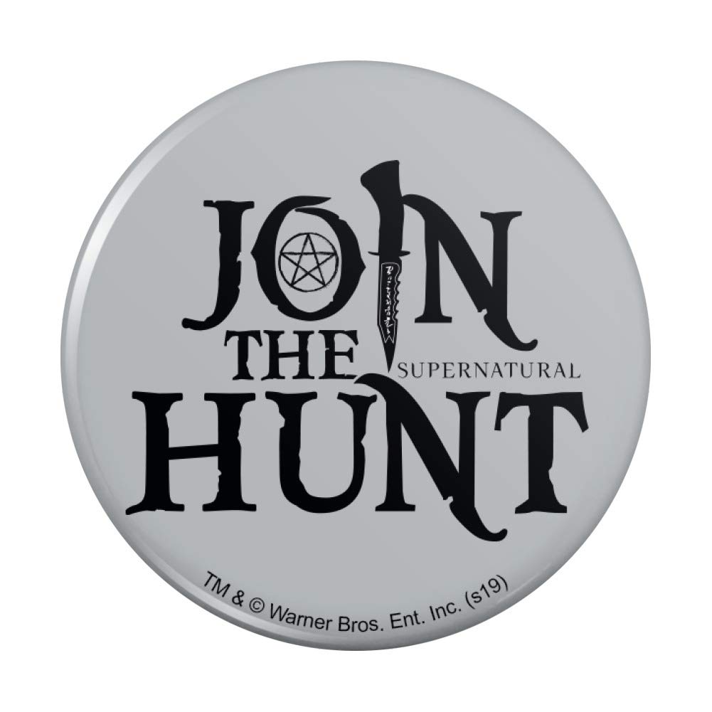 Supernatural Join the Hunt Kitchen Refrigerator Magnet - Decorative Button Magnet for Fans, Perfect for Fridge, Lockers & Office Decor - Great Gift for TV Show Lovers