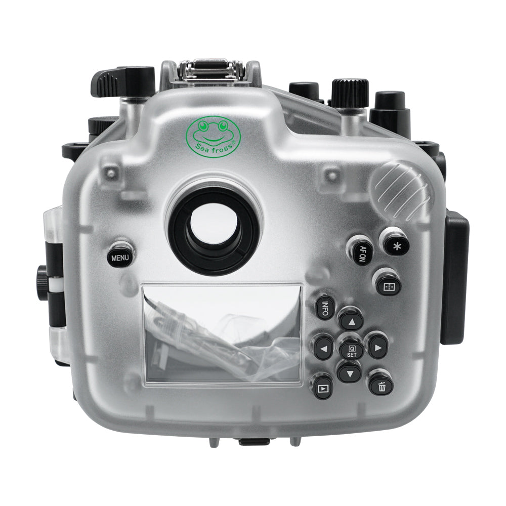 SeaFrogs 40m/130ft Underwater Housing for Canon EOS R Camera with 6