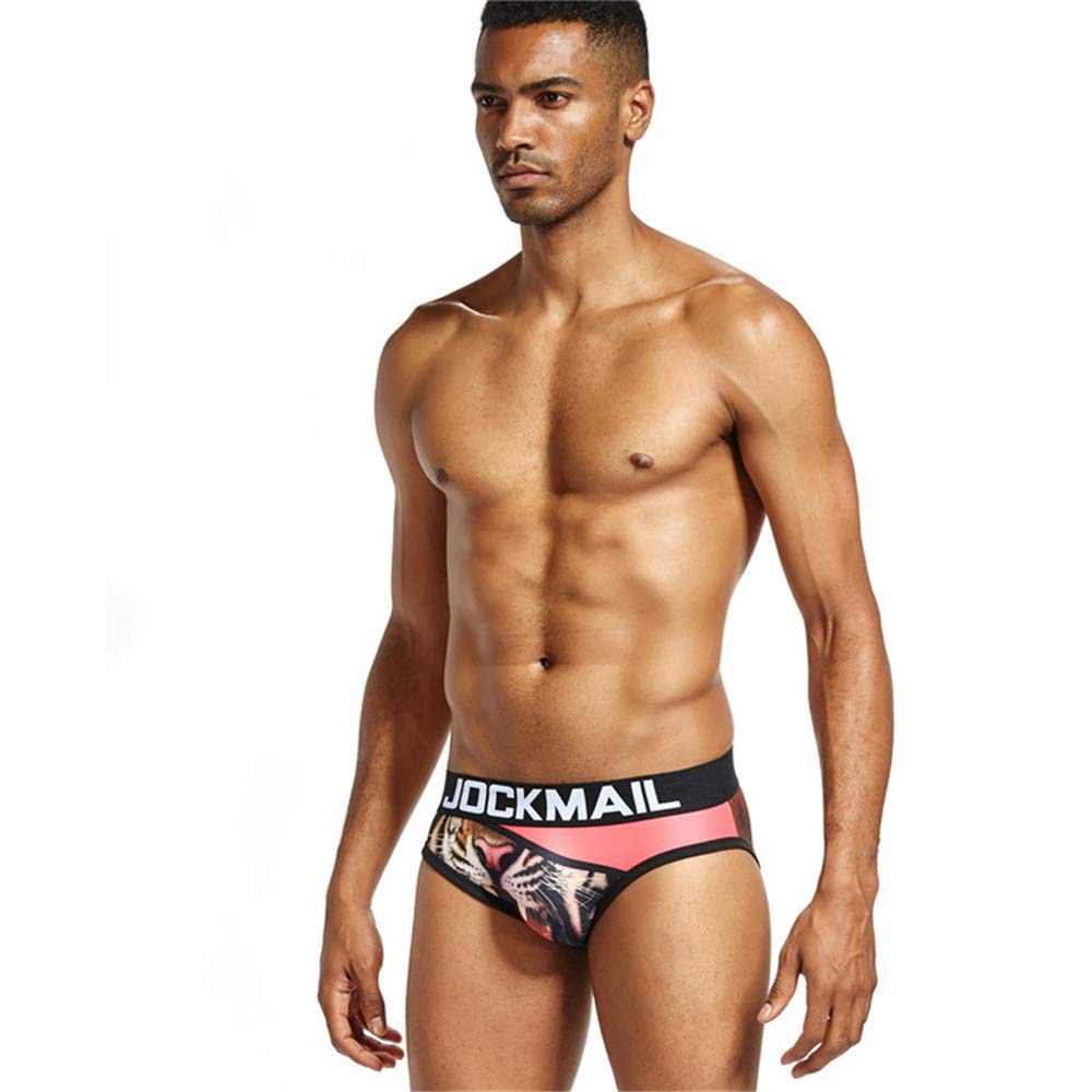 **JOCKMAIL Men's Underwear - Soft Cotton Briefs with Fun Prints - Comfortable & Breathable for Daily Wear, Workout & Lounge**