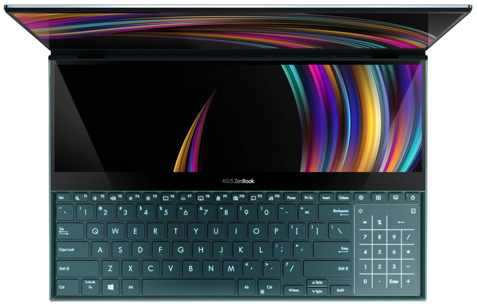 ASUS ZenBook Pro Duo UX581GV-XB94T Laptop - Intel Core i9-9980HK, 32GB RAM, 2TB NVMe SSD, NVIDIA RTX 2060 6GB, 15.6