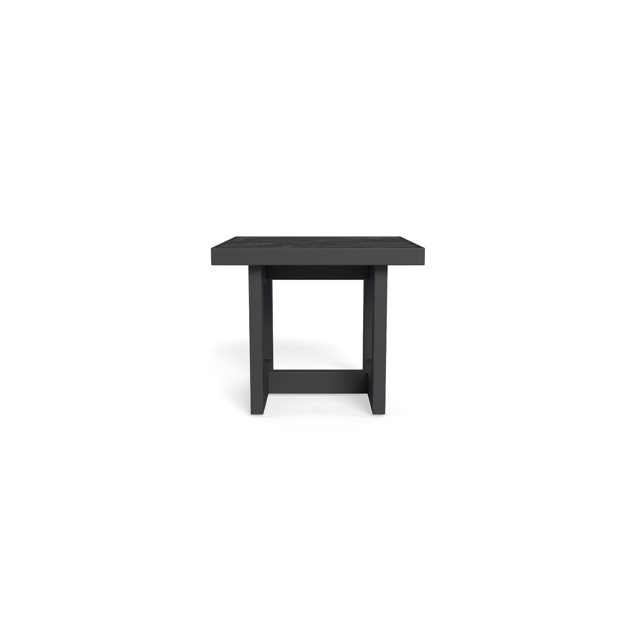 Hampton Side Table - Modern Nightstand with Storage Shelf for Bedroom, Living Room & Office | Small End Table with Sturdy Metal Frame & Wooden Top | Perfect for Home Decor, Reading Lamp & Alarm Clock