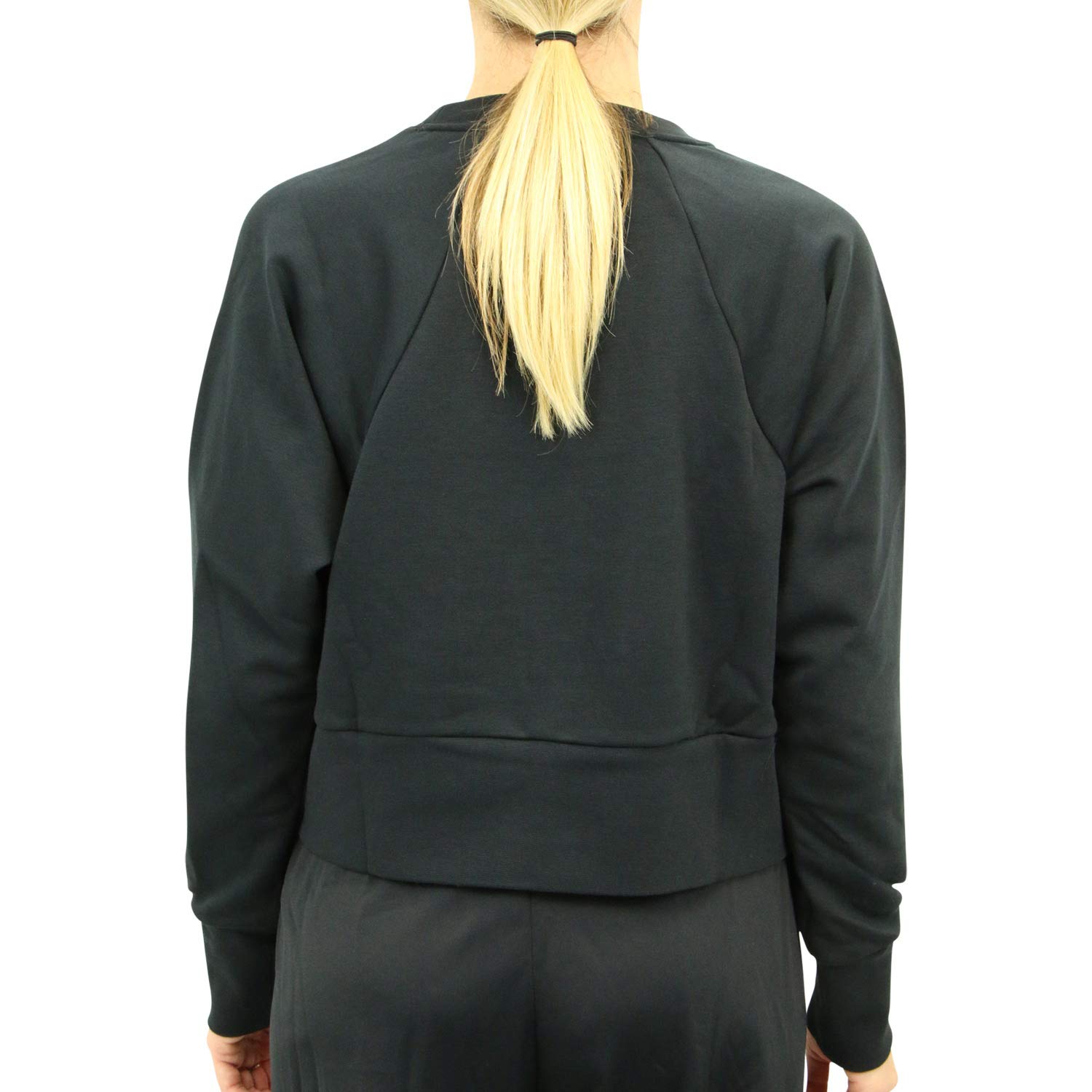 Nike Women's Fitness Workout Sweatshirt - Black, Medium | Gym, Yoga & Running Hoodie for Active Lifestyle