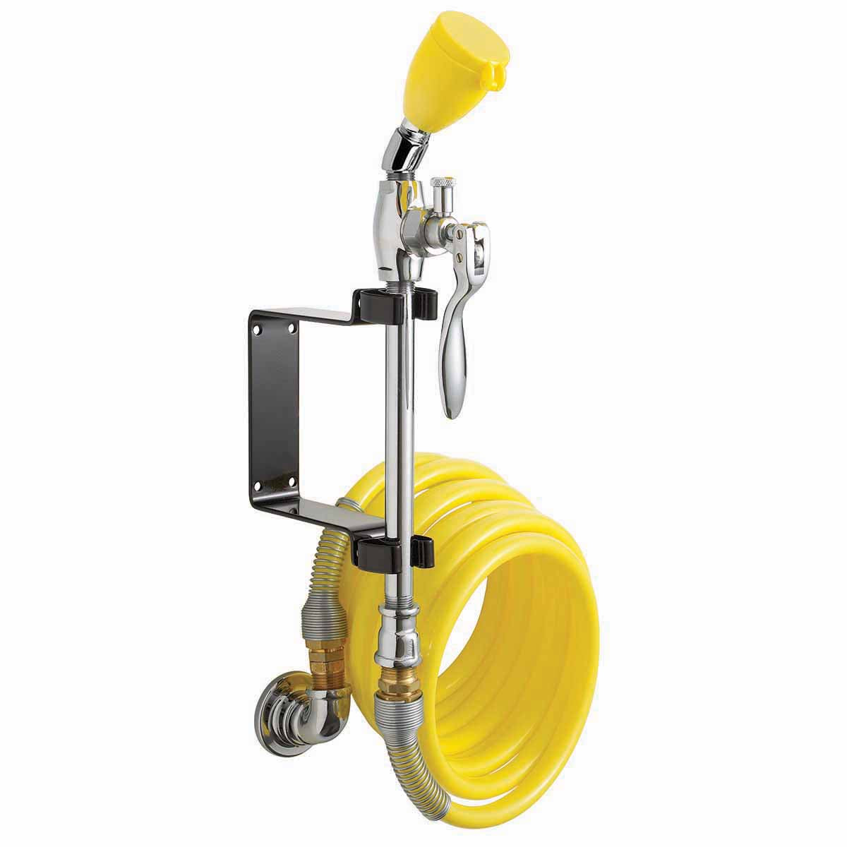 Speakman SE 925 VB Drench Hose & Eyewash Combination with Vacuum Breaker - Emergency Safety Shower Equipment for Laboratories, Factories & Industrial Workplaces