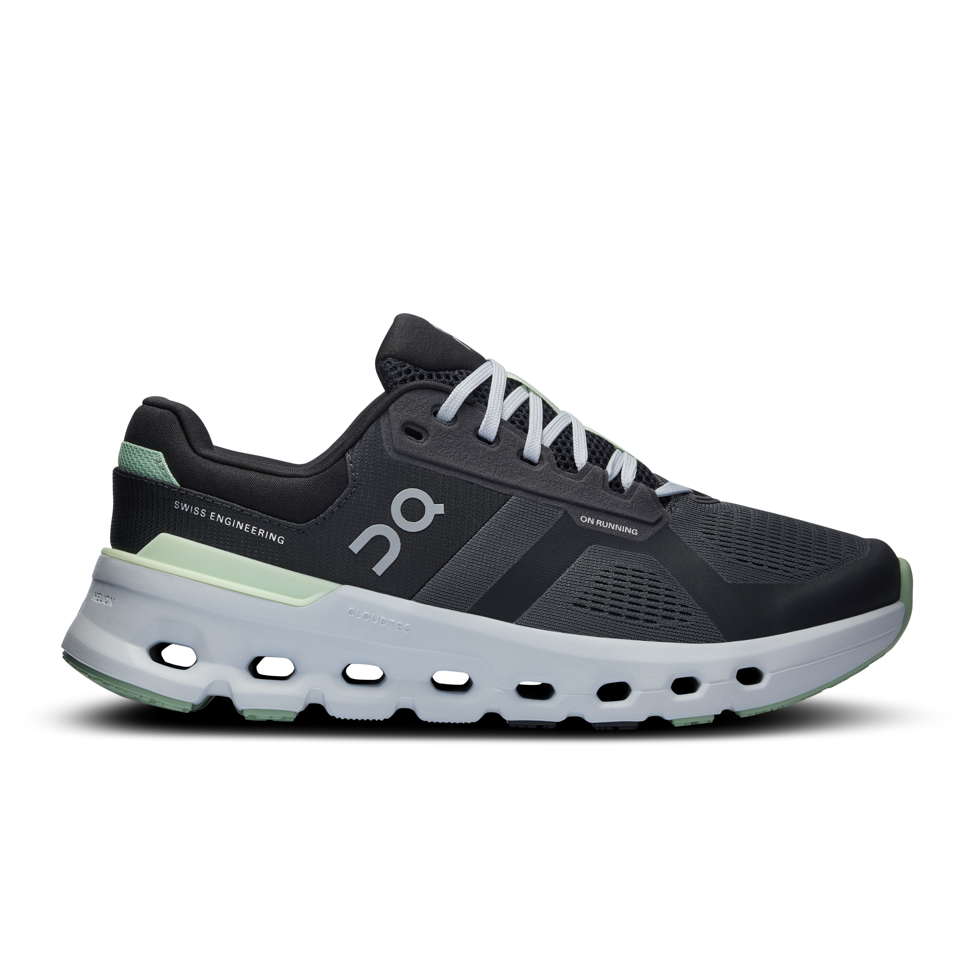 On Running Women's Cloudrunner 2 Running Shoes - Lightweight & Breathable for Women (Shadow/Lima) - Perfect for Jogging, Gym Workouts & Daily Walking