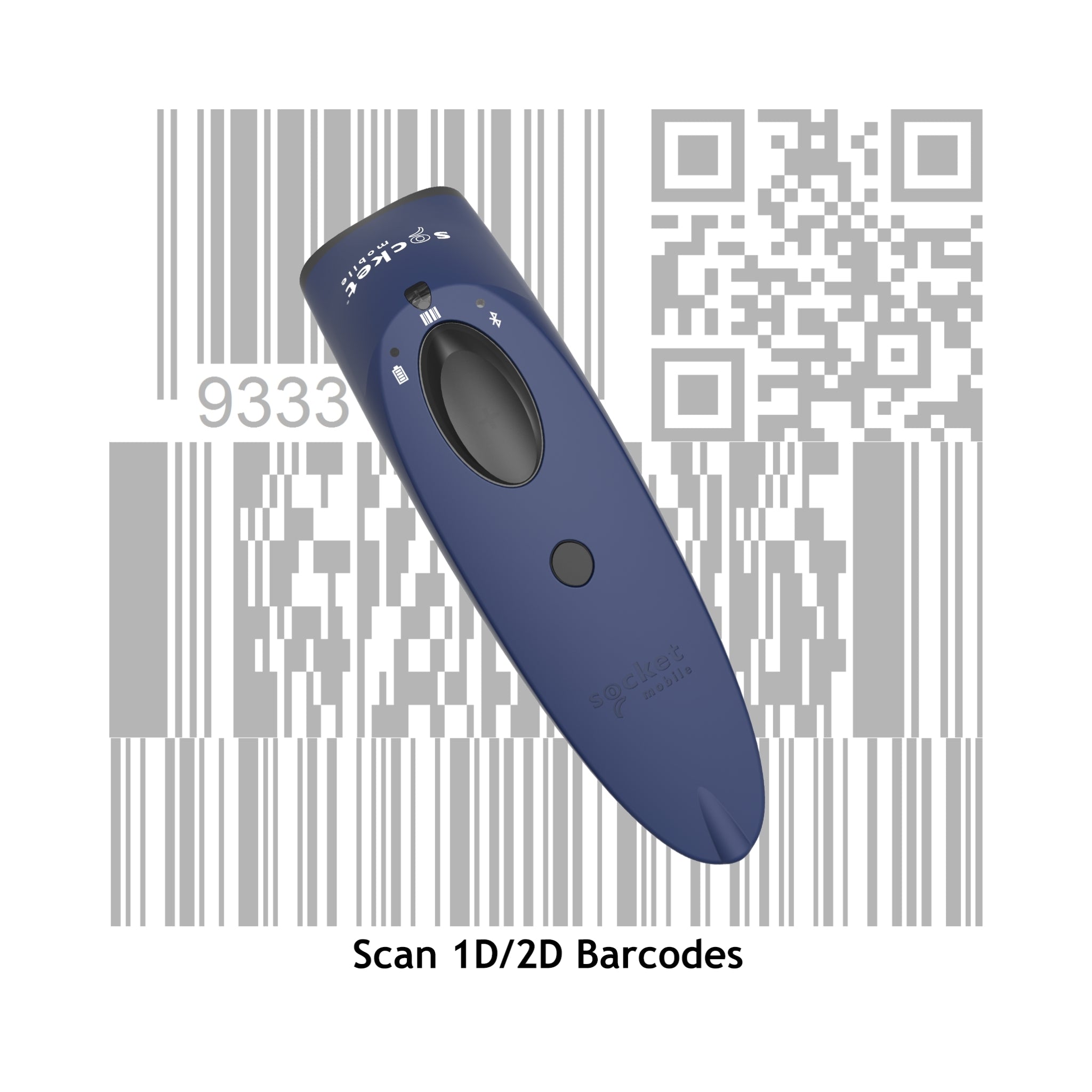 Socket Mobile SocketScan S740 - Wireless Handheld 1D/2D Barcode Scanner with Bluetooth - Perfect for Retail, Warehouse & Inventory Management