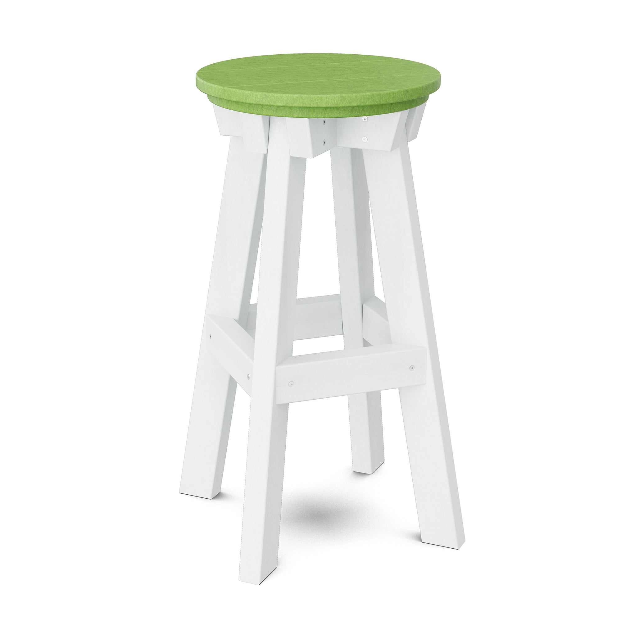 Vintage Heritage Bar Stool - Solid Wood Counter Height Stool with Backrest - Perfect for Kitchen Island, Home Bar & Breakfast Nook
