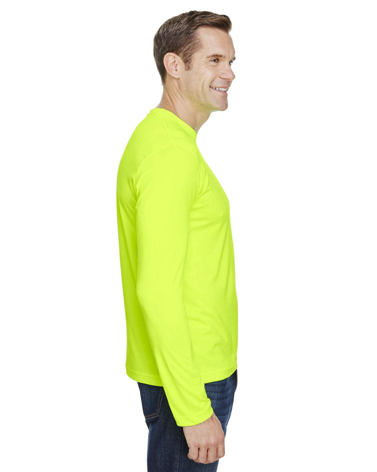 Bayside BA5360 Unisex 4.5 oz. Performance Long Sleeve T-Shirt - 100% Polyester Moisture-Wicking Activewear for Gym, Running & Outdoor Sports