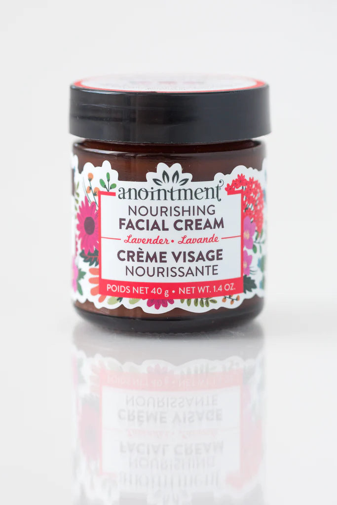 Organic Anointment Shea Butter Facial Cream - 40g, Deep Moisturizing & Nourishing for Dry Skin - Perfect for Night Care & Daily Hydration