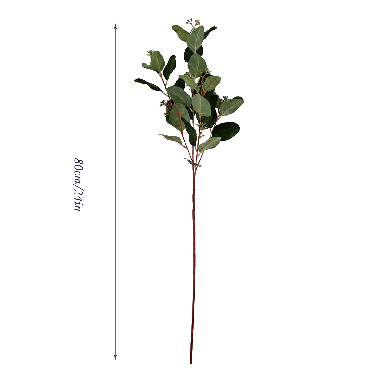 Kiosan Artificial Eucalyptus Leaves - Fake Flower Arrangements for Wedding, Holiday & Home Decor - Realistic Green Faux Plants for Centerpieces, Bouquets & Table Decorations