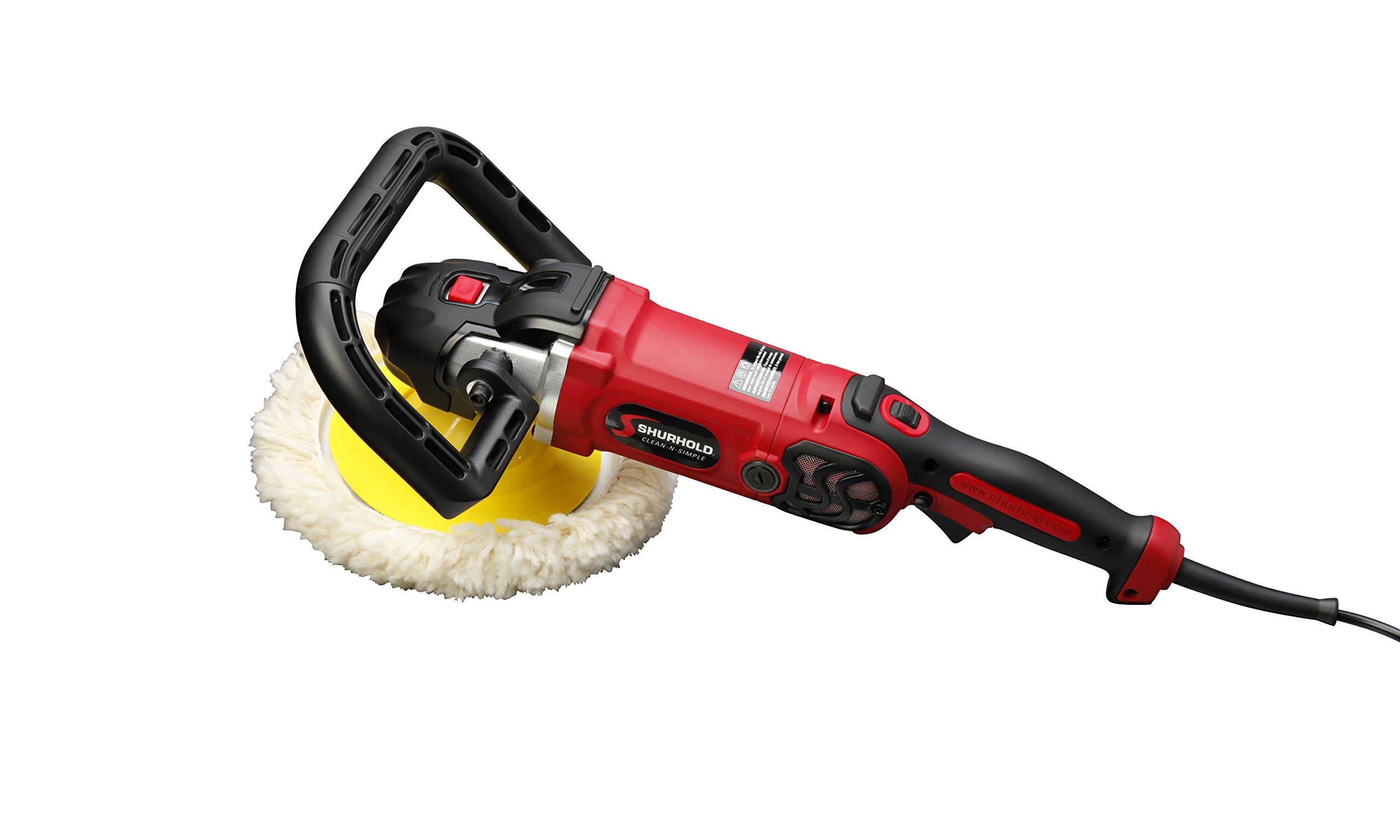 Shurhold Pro Rotary Polisher - Professional Car Buffer & Wax Applicator for Auto Detailing, Paint Correction & Ceramic Coating - Perfect for DIY Enthusiasts & Professional Detailers