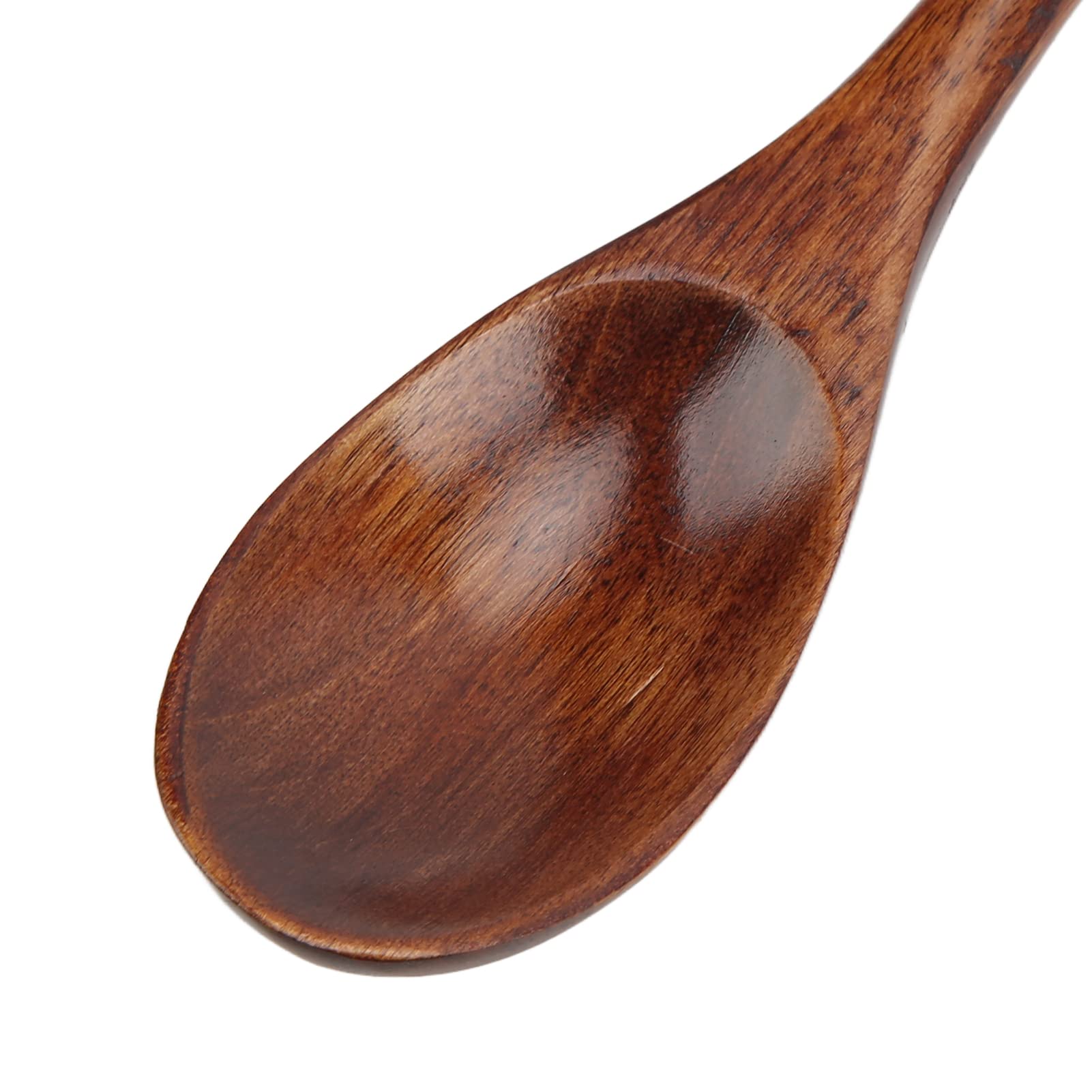 6-Piece Reusable Wooden Spoon and Fork Set - 8.9 Inch Eco-Friendly Japanese Style Cutlery for Camping, Picnics & Home Dining - Natural Wood Utensils for Sustainable Eating