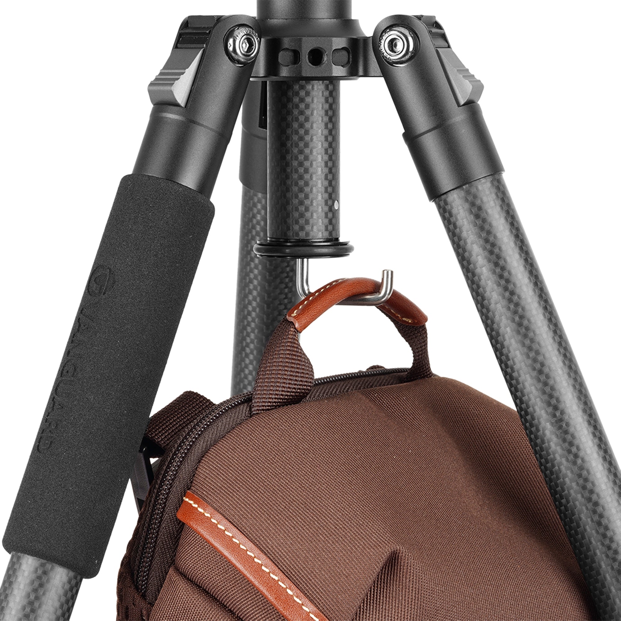 Vesta GO 234 CV10 Carbon Fiber Travel Tripod with Counterbalancing Video Head - Lightweight Compact for Outdoor Photography & Videography
