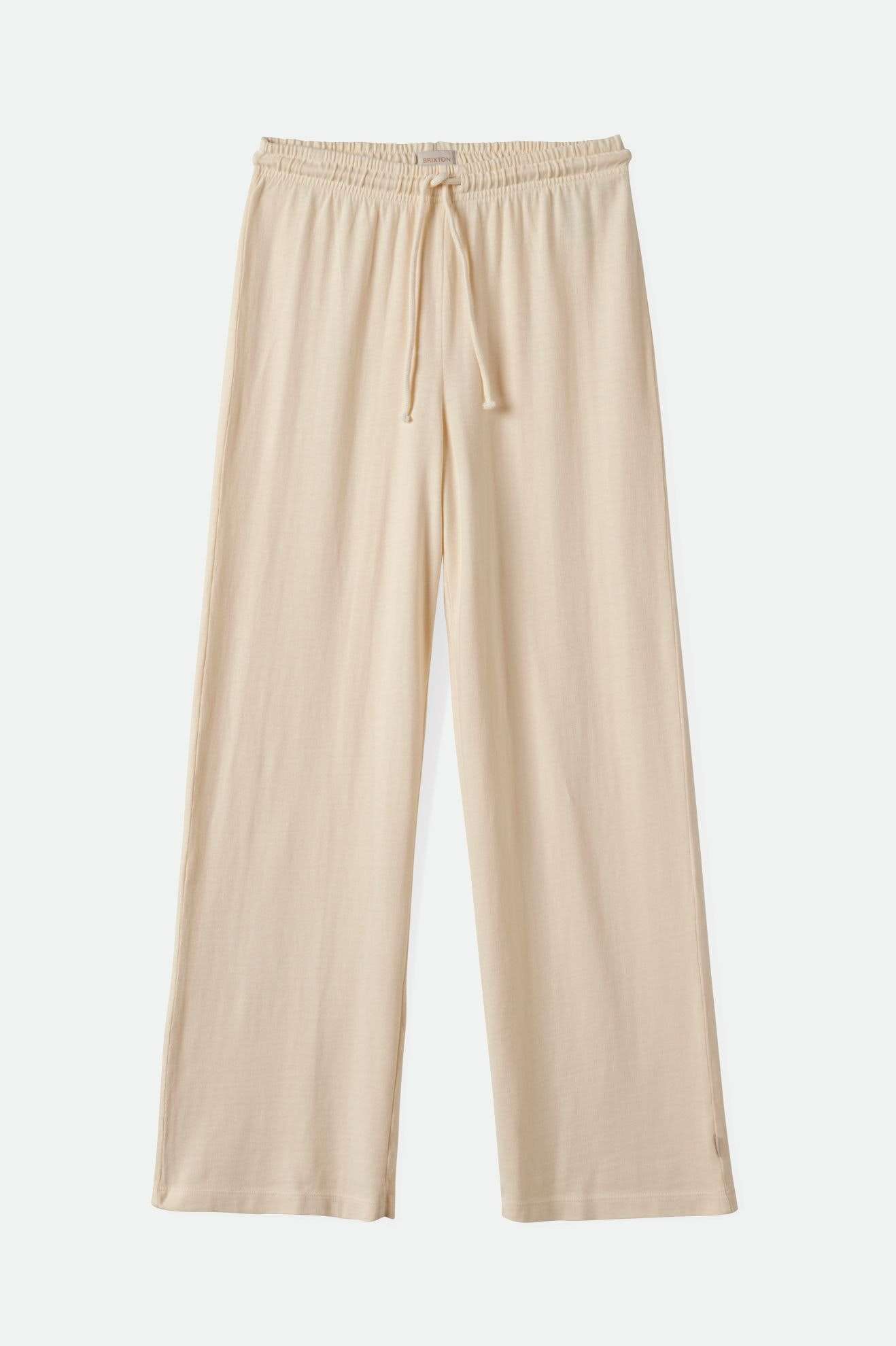 Carefree Organic Garment-Dyed Lounge Pants for Women - Soft Comfortable Elastic Waist Joggers - White Smoke (Perfect for Yoga, Lounging & Casual Wear)