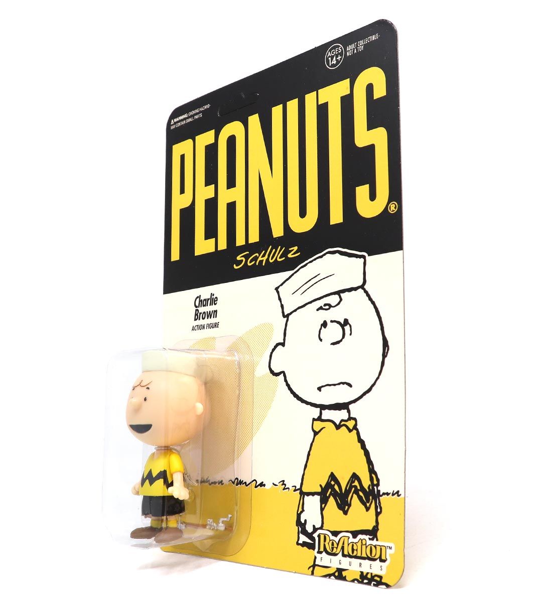 Charlie Brown ReAction Figure Wave 3 - Vintage Style Collectible Toy for Peanuts Fans - Perfect for Display, Gifts & Comic Conventions