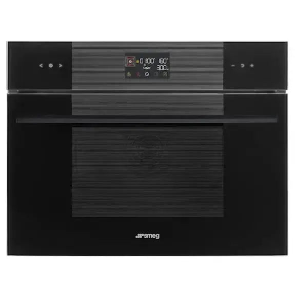 Smeg 45cm Linea Speed Oven - Black SOA4102M1B3 | Fast Cooking & Baking | Perfect for Kitchens, Restaurants & Home Chefs