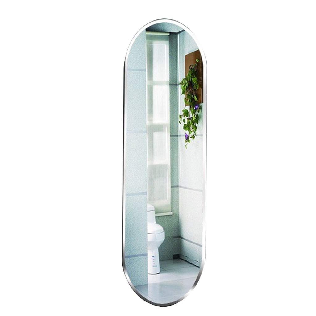 Large Modern Wall Mounted Makeup Mirror - 36x106cm HD Vanity Mirror with Explosion-Proof Film for Bathroom & Bedroom | Decorative Long Mirror for Dressing Room, Hallway & Home Decor