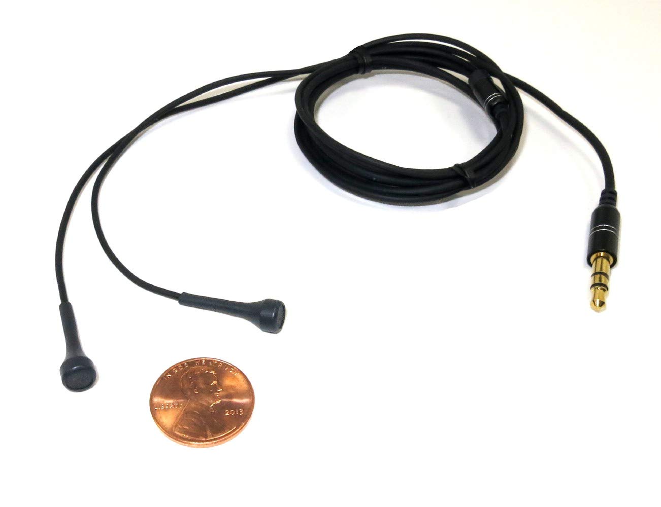 Professional Mini Binaural Microphones with Black Cables - Ideal for ASMR, Field Recording & Podcasting