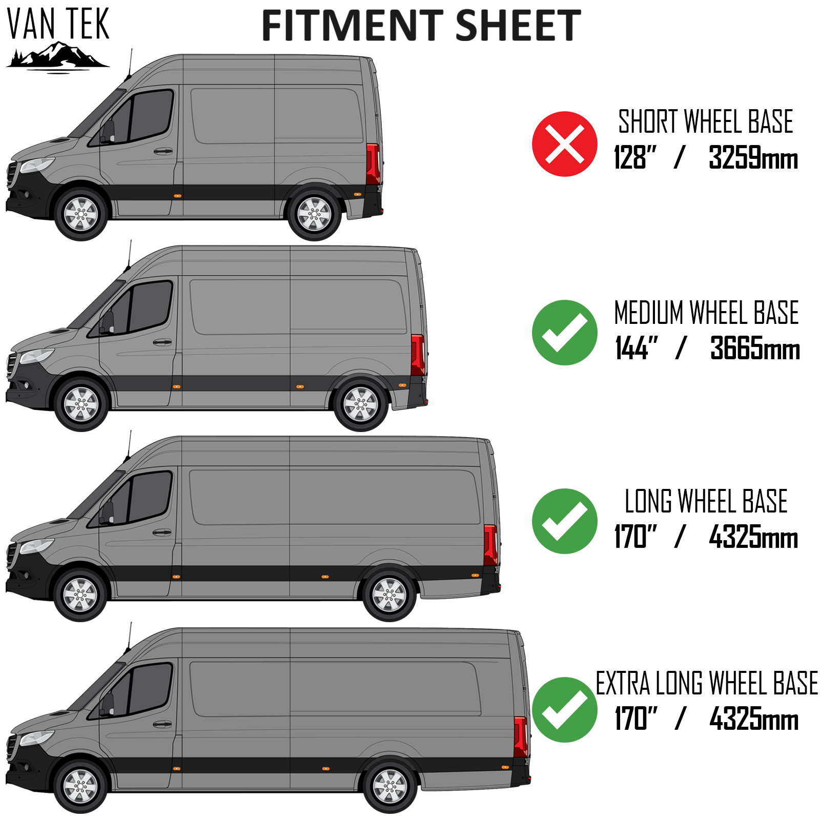 Mercedes Sprinter Driver Side Solid Window Replacement - Durable & Secure Van Window for Privacy & Safety - Perfect for Cargo Vans, Campers & Work Vehicles