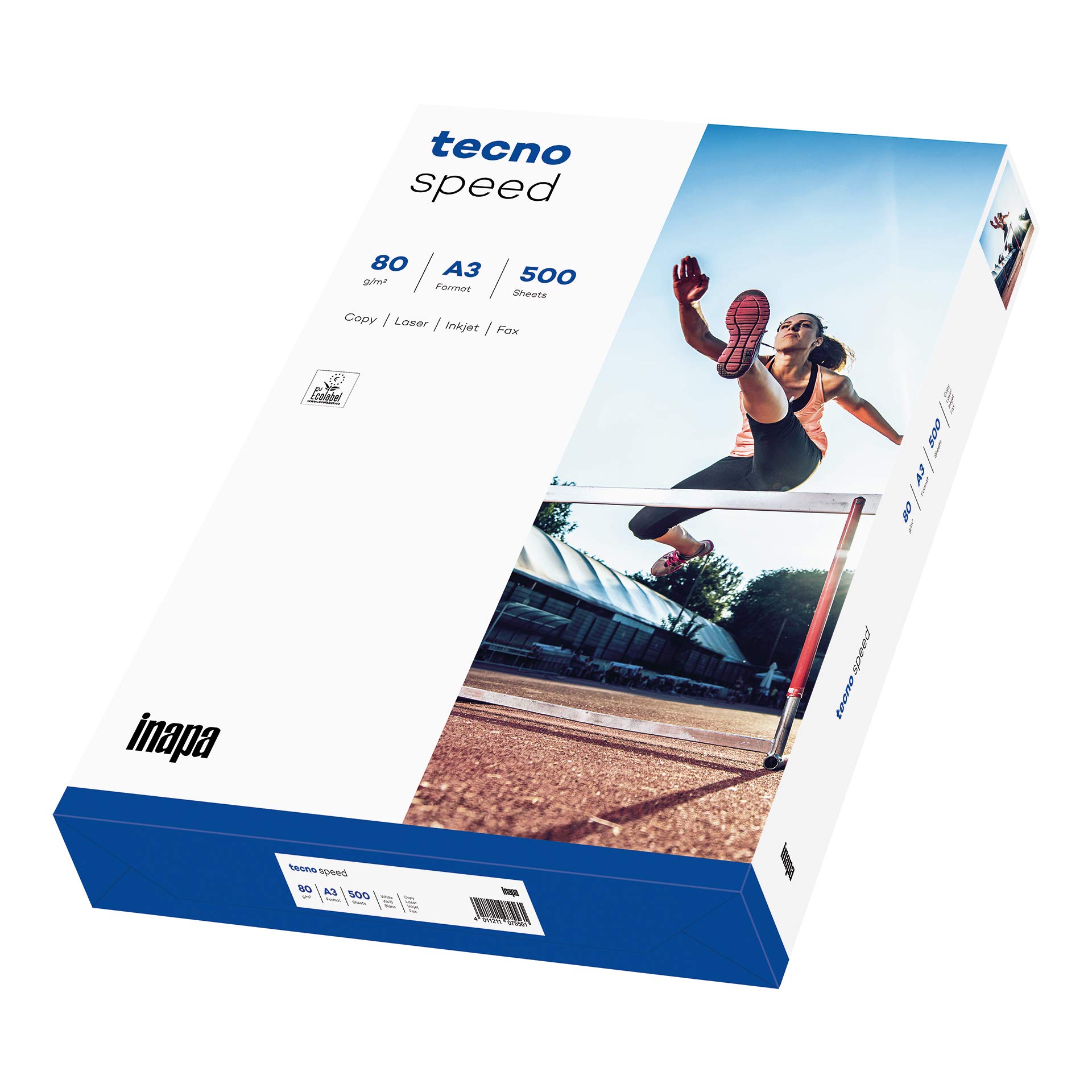 Tecno Speed Printer Paper 80 g/m² A3 White 500 Sheets - High-Quality Copy Paper for Fast & Jam-Free Printing - Ideal for Office, School, and Home Use