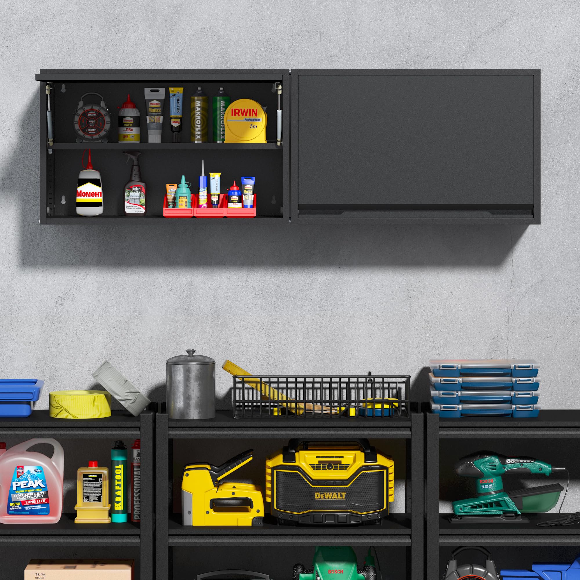 Heavy Duty Metal Wall Cabinet - 31.5