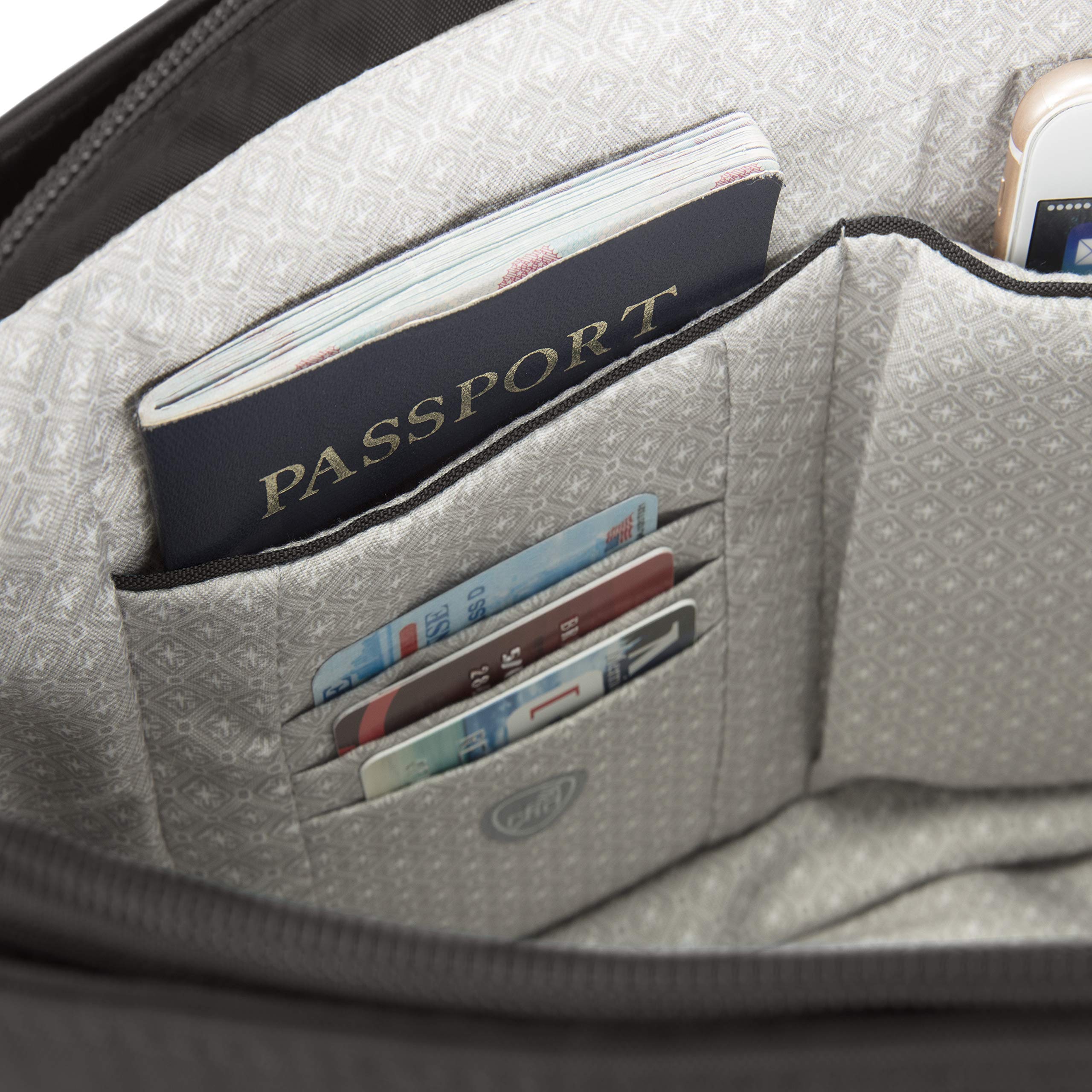 Travelon Anti-Theft Crossbody Bag with RFID Blocking & Patch Pockets - Secure Hands-Free Purse for Travel, Commuting & Daily Use
