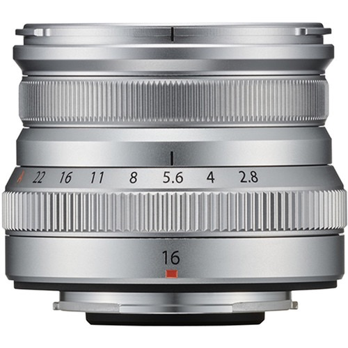 FUJIFILM XF 16mm f/2.8 R WR Prime Lens - Silver | Compact & Weather-Resistant Wide-Angle Lens for Fujifilm X-Mount Cameras | Perfect for Travel, Street & Landscape Photography