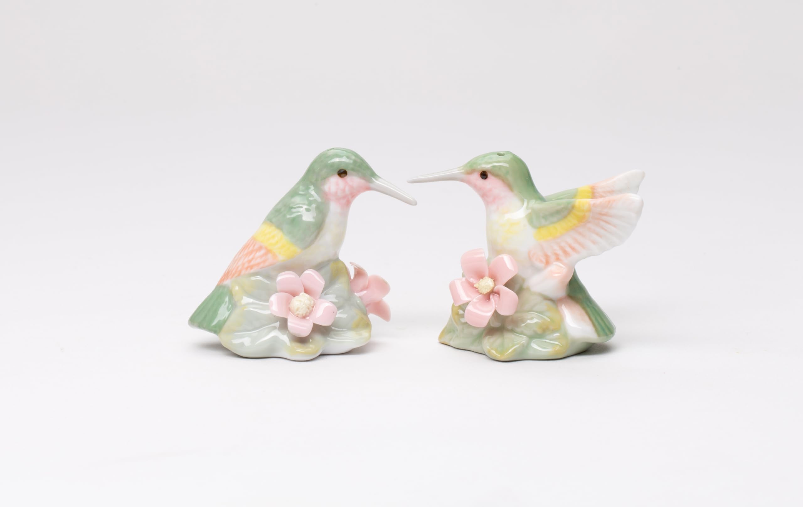 Hummingbird Salt and Pepper Shakers Set - Elegant Ceramic Bird-Shaped Spice Dispensers for Kitchen & Dining Table Decor | Perfect for Home, Restaurant, and Gift Giving