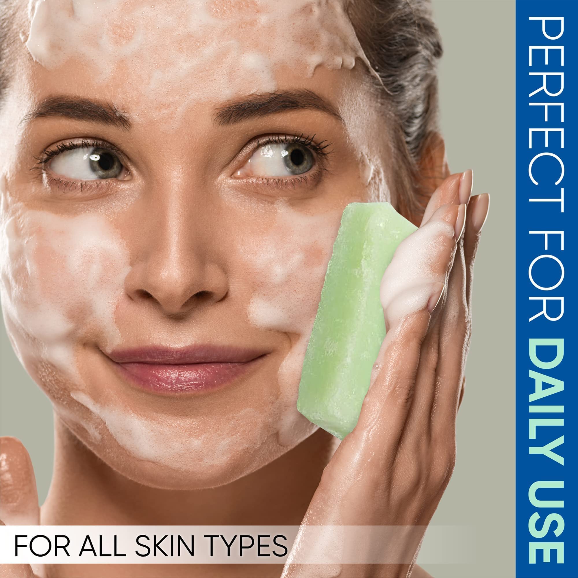 T.Taio Aloe Vera Soap Sponge - Exfoliating Shower Scrubber for Face, Body & Feet - Deep Cleansing Bath Sponge for Oil & Dirt Removal - Gentle Massage & Lather - Bathroom Accessories with Fresh Aloe Scent - Perfect for Daily Shower, Spa & Skincare Routine