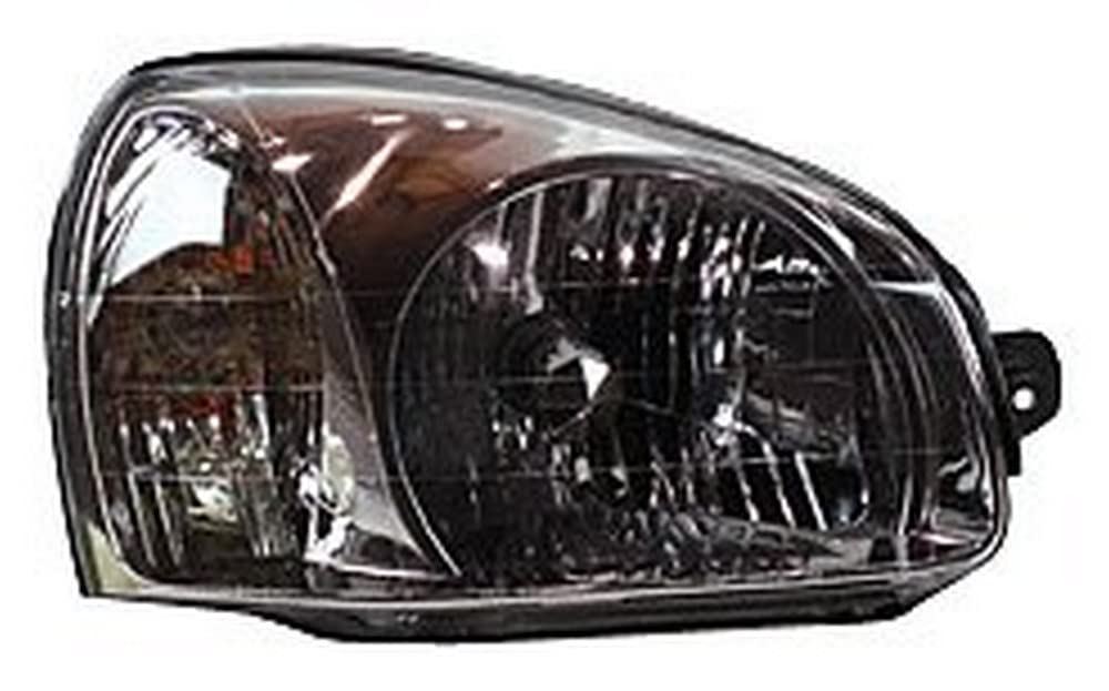 TYC Right Headlight Assembly Replacement for 2003-2006 Hyundai Santa Fe - Perfect for Night Driving & Foggy Conditions