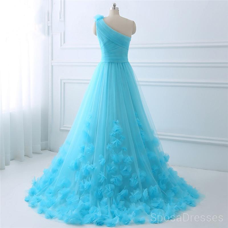 Elegant One Shoulder Grey Tulle Long Prom Dress for Women | Sexy Evening Gown for Sweet 16, Homecoming & Formal Events | Custom Sizing Available | Perfect for Prom Night, Quinceañera & Special Occasions