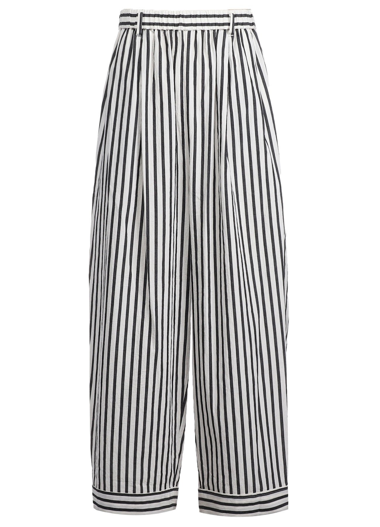 Stylish Cotton Striped Pants for Women (Size L) - Comfortable Casual Wear for Everyday Outfits and Lounge