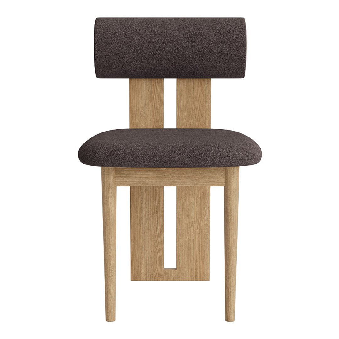Modern Hippo Side Chair - Sturdy Wooden Accent Chair for Dining Room, Living Room & Office - Comfortable & Stylish Home Decor