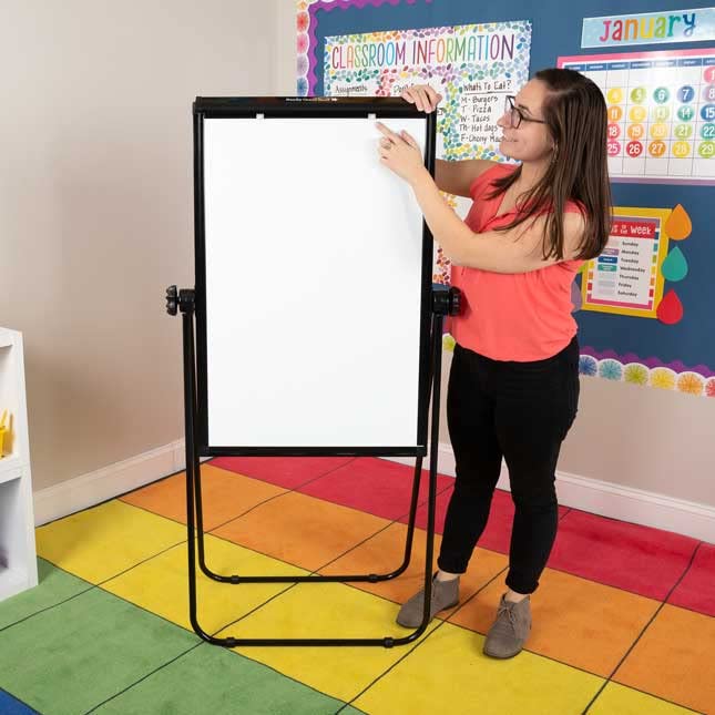 Portable Magnetic Dry Erase Easel 35