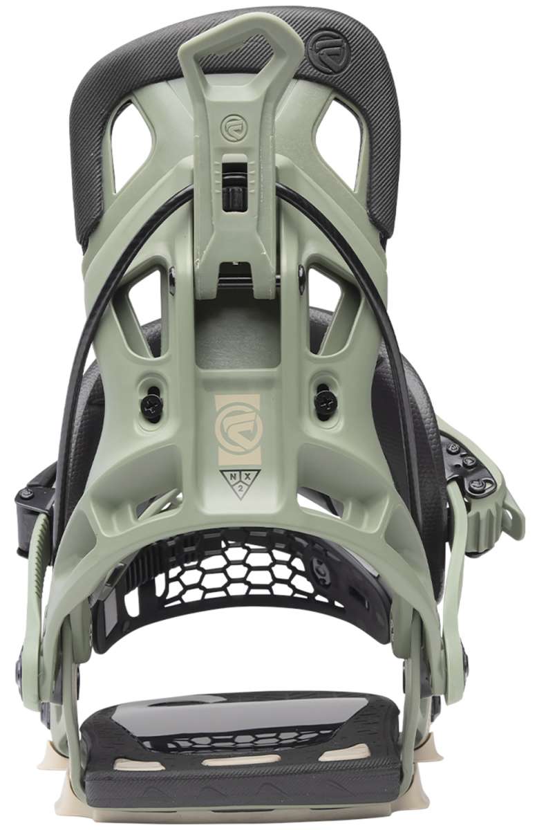 Flow NX2 Snowboard Bindings 2024 - Lightweight & Responsive for All-Mountain Riding - Perfect for Freestyle, Powder & Park Performance
