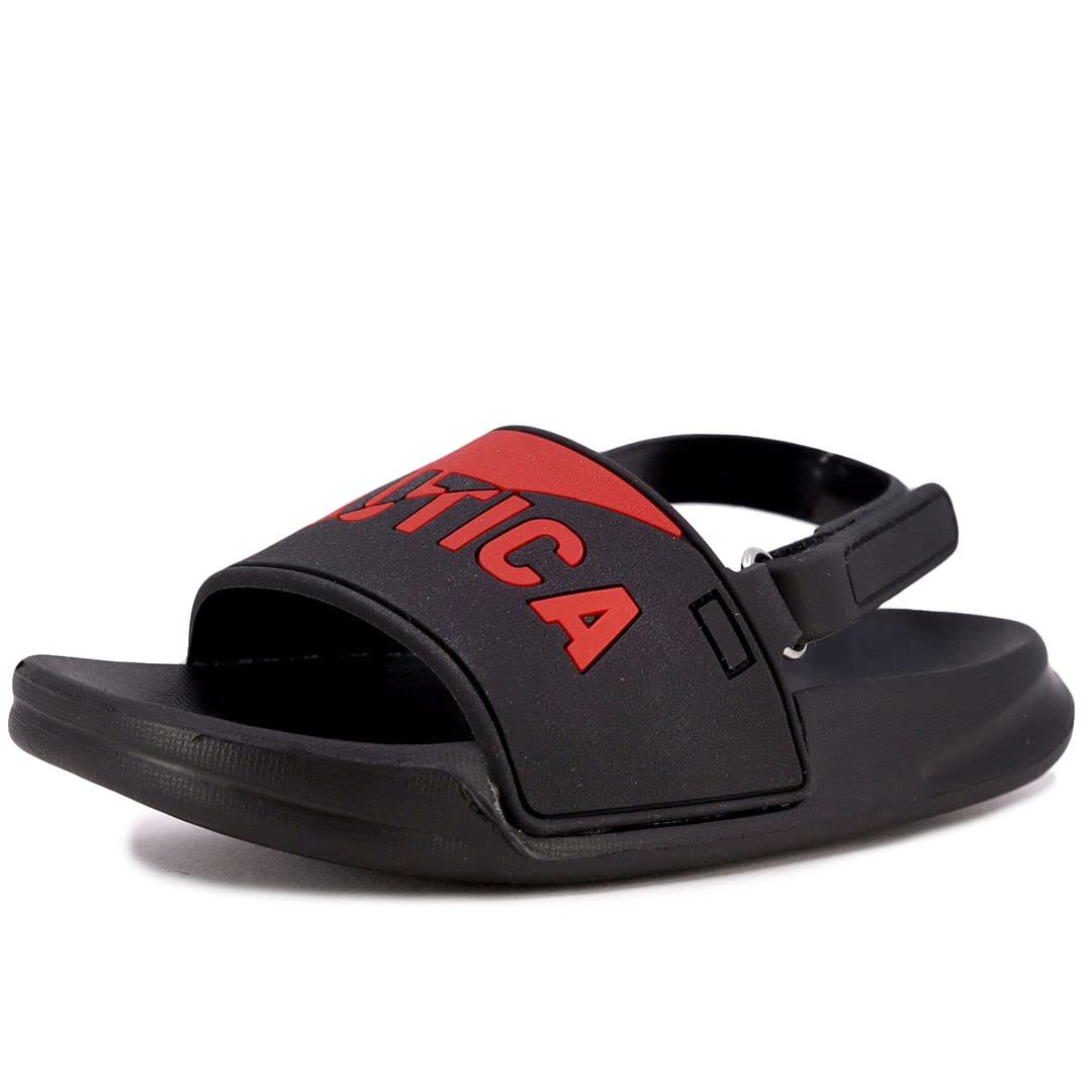 Nautica Kids Toddler-Infant Athletic Slide Pool Sandal for Boys & Girls | Infant/Toddler/Little Kid | Perfect for Beach, Pool, and Outdoor Play
