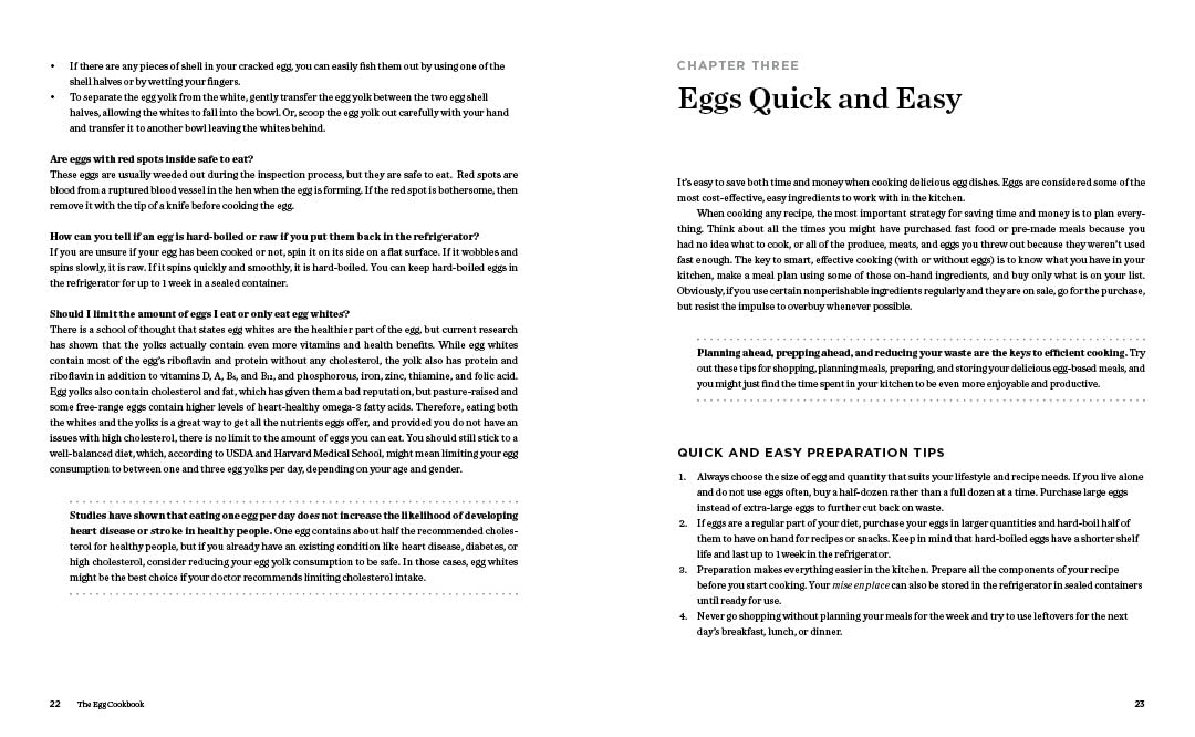 Fresh Egg Cookbook - Farm-to-Table Recipes for Breakfast & Baking