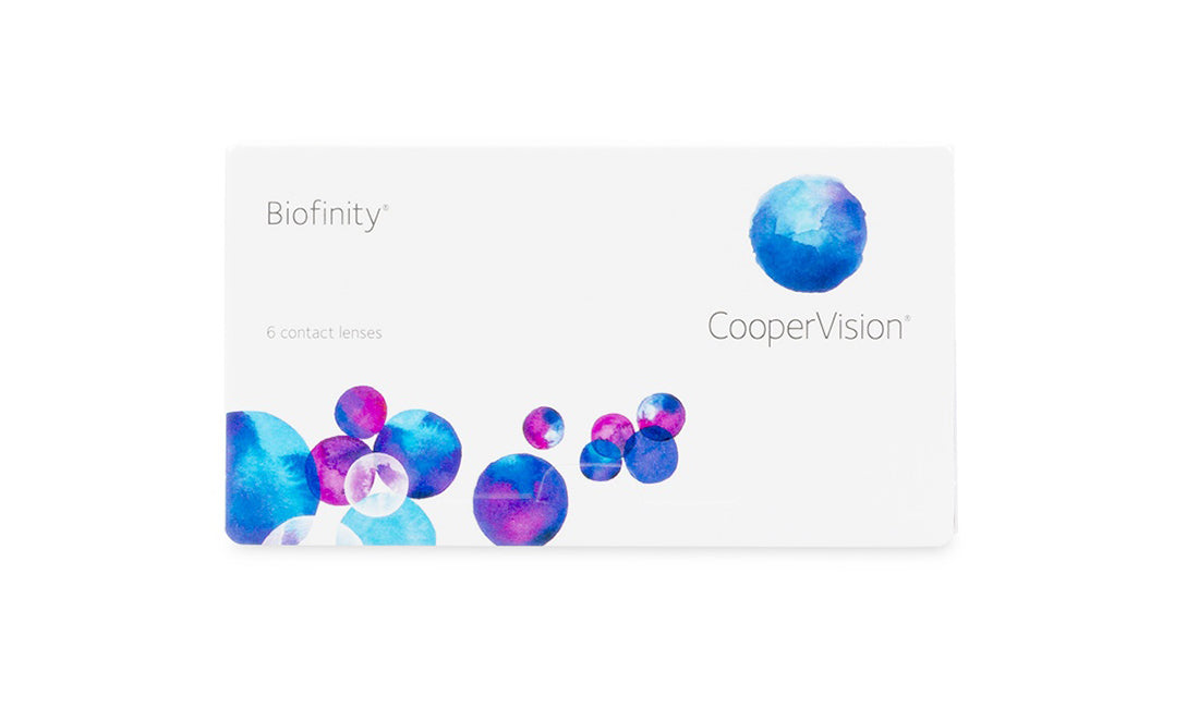 Biofinity Contact Lenses 6 Pack - Monthly Disposable Soft Lenses for Dry Eyes & All-Day Comfort - Perfect for Work, Travel, and Active Lifestyles