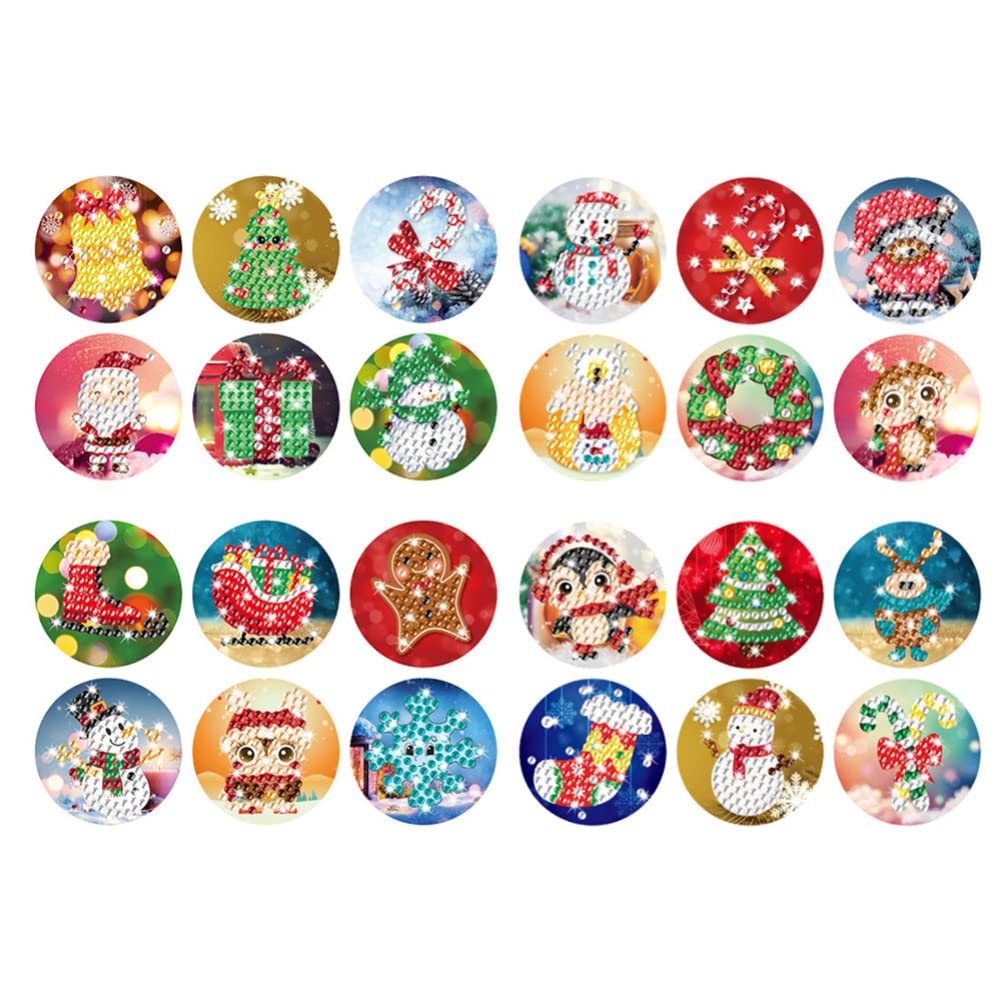 HEMOTON 2 Sets Christmas Gift Tag Stickers - Self Adhesive Holiday Labels for Present Wrapping, Sealing & Packaging (Assorted Colors) - Perfect for DIY Gifts, Party Favors & Festive Decorations