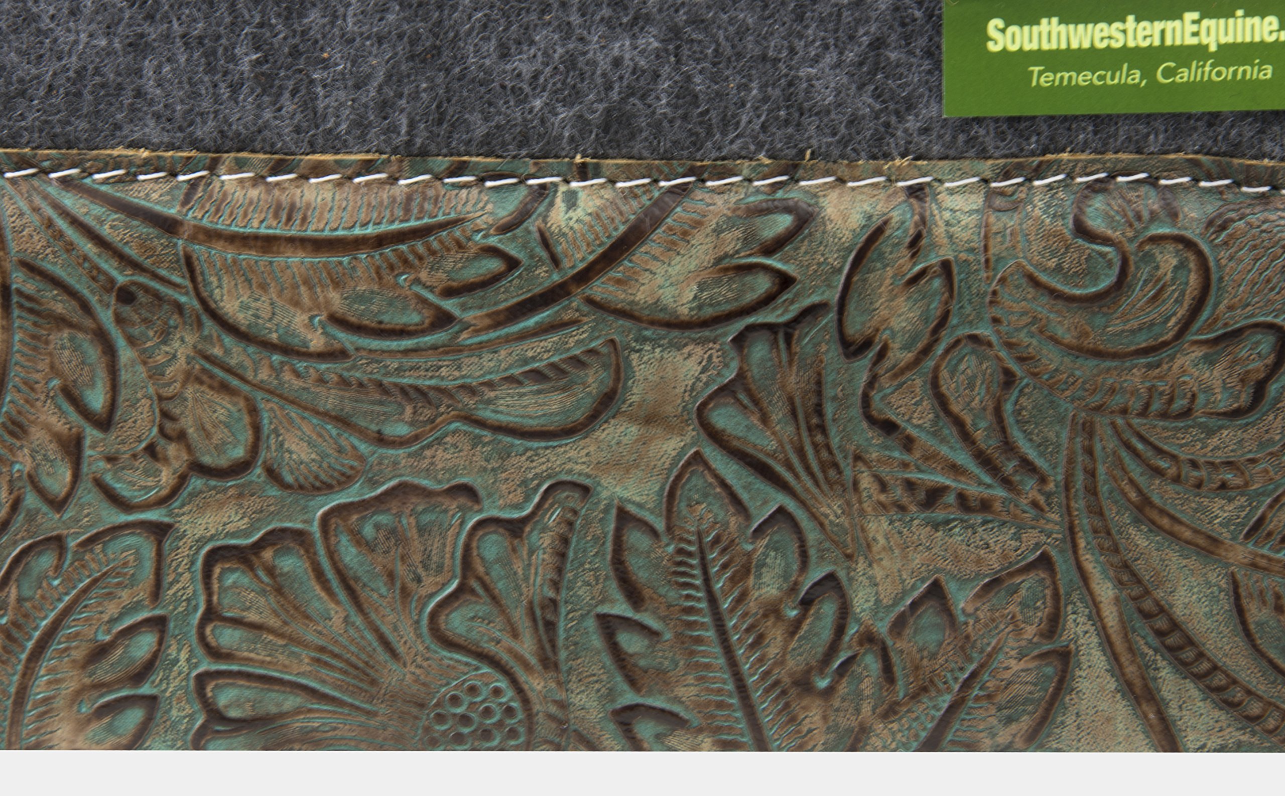 OrthoRide Correction Western Saddle Pad - Therapeutic Horse Saddle Pad for Back Pain Relief - Made in USA - Perfect for Trail Riding & Dressage Training