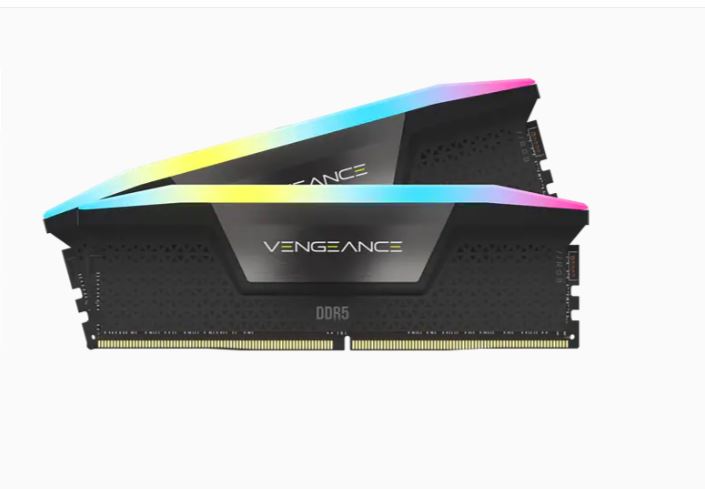 Corsair VENGEANCE RGB 32GB (2x16GB) DDR5 5200MHz C40 Desktop Memory Kit - High Performance Gaming RAM for PC Builds & Content Creation