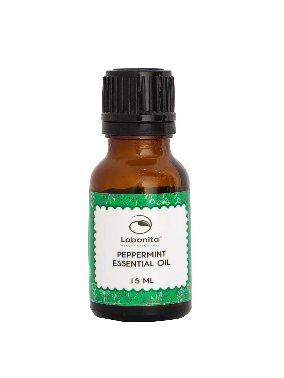 Labonita 100% Pure Peppermint Essential Oil - 15ml (0.5oz) for Aromatherapy, Diffusers & DIY Skincare - Natural Stress Relief & Headache Remedy